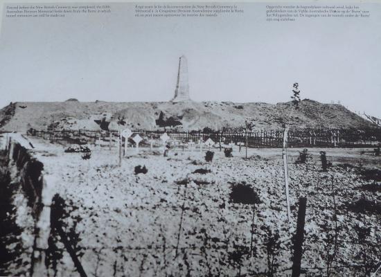 The Butte Polygon Wood with the Australian Memorial and cemetery